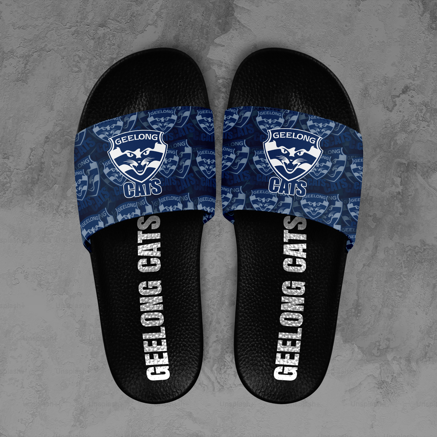 Geelong Cats 1 AFL 2025 Limited Edition Slide Sandals TM NTA V1