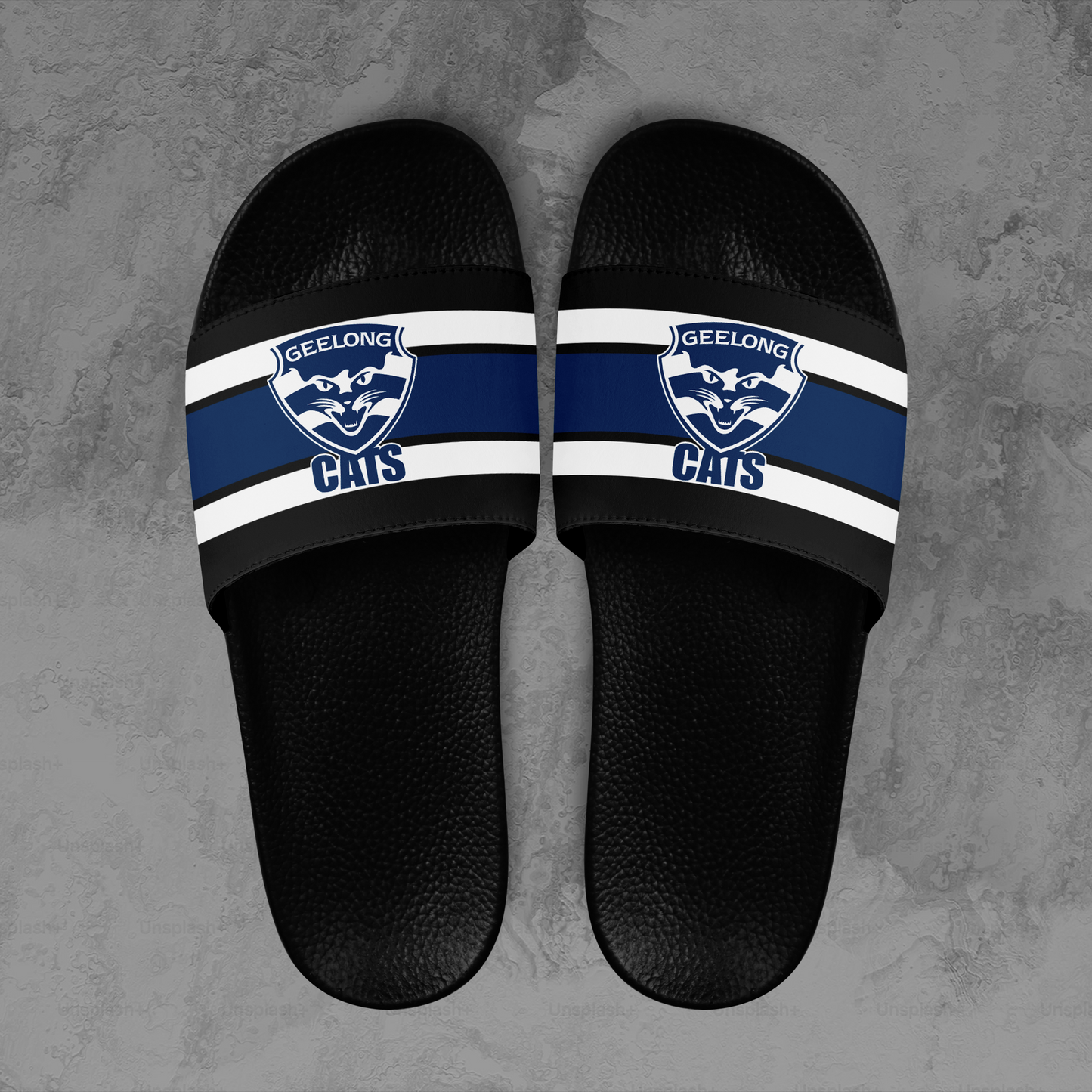 Geelong Cats 3 AFL 2025 Limited Edition Slide Sandals TM NTA V1