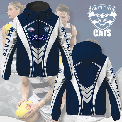 Geelong Cats 4 AFL 2025 Windbreaker Jacket TM NTA V2