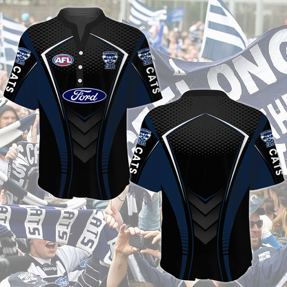 Geelong Cats AFL 2025 Limited Edition Henley Shirt TM NTA V2