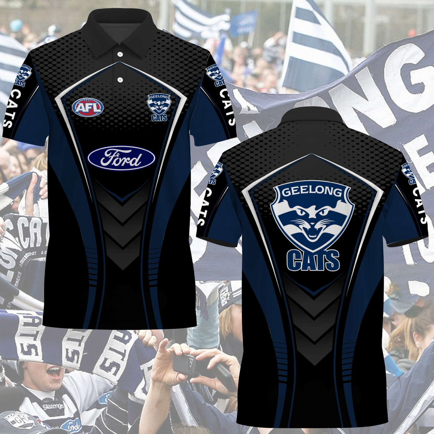 Geelong Cats AFL 2025 Limited Edition Polo Shirt TM NTA V1