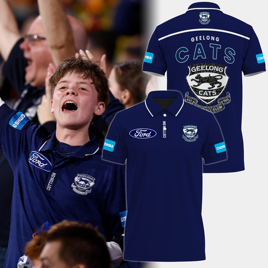Geelong Cats AFL 2025 Limited Edition Polo Shirt TM NTA V43