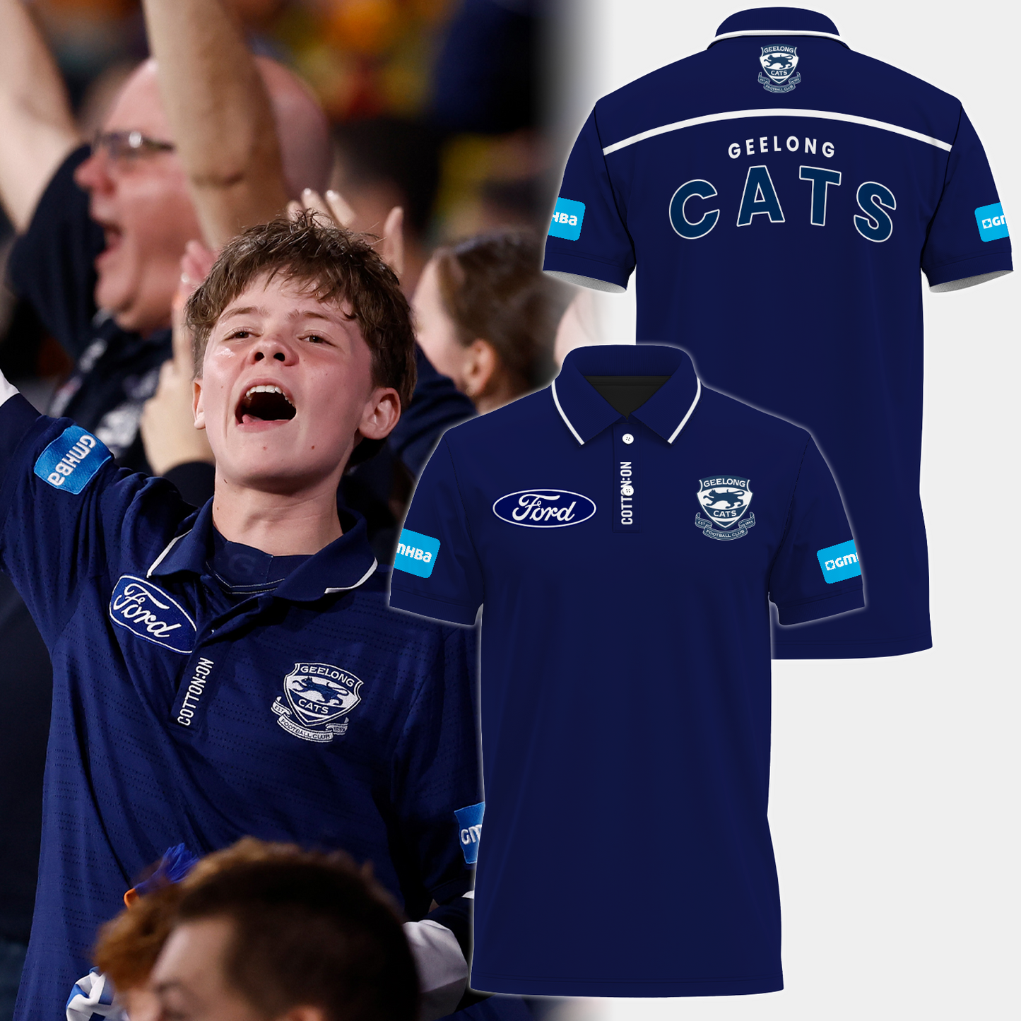 Geelong Cats AFL 2025 Limited Edition Polo Shirt TM NTA V44