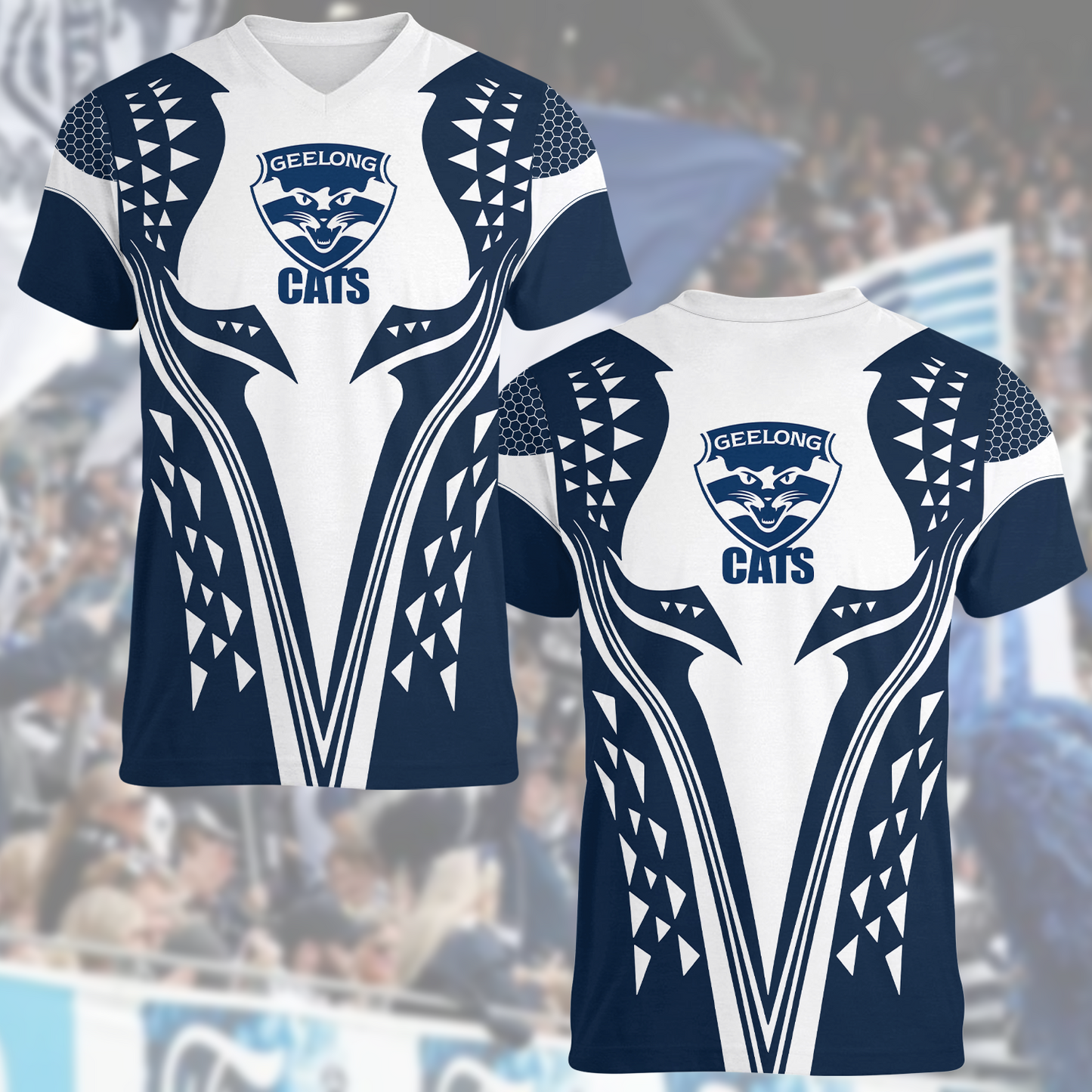 Geelong Cats AFL 2025 T-Shirt TM NTA V1