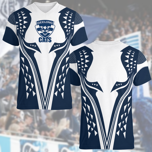 Geelong Cats AFL 2025 T-Shirt TM NTA V2