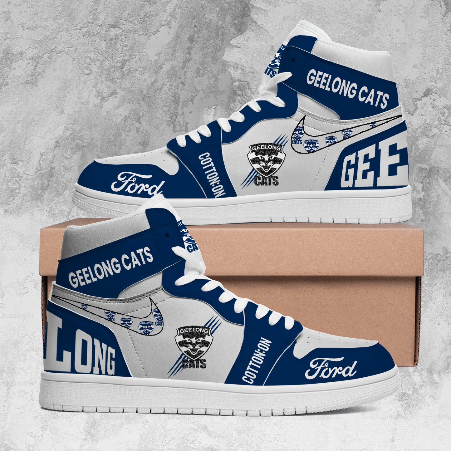 Geelong Cats Football Club AFL 2025 Limited Edition A1 Shoes TM NTA V1