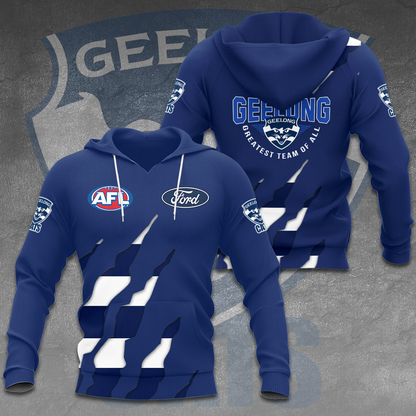 Geelong Football Club AFL Limited Edition Hoodie TM V10