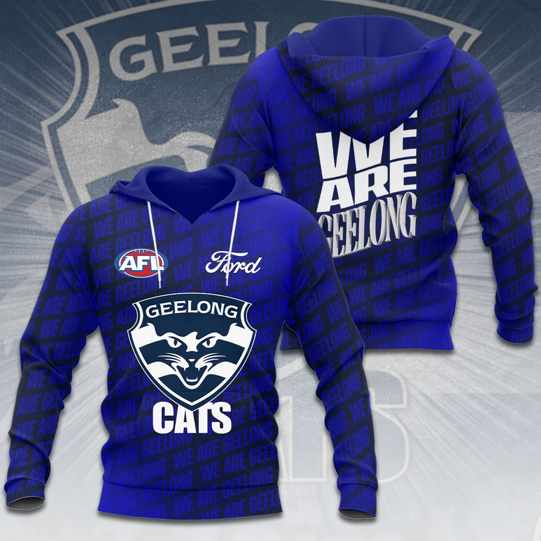 Geelong Football Club AFL Limited Edition Hoodie TM V5