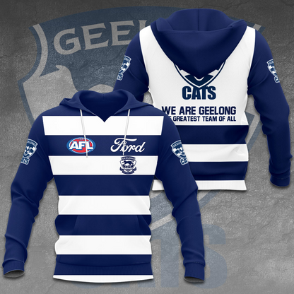 Geelong Football Club AFL Limited Edition Hoodie TM V7