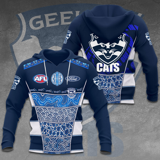 Geelong Football Club AFL Limited Edition Hoodie TM V8