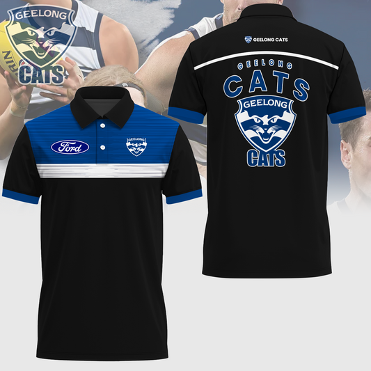 Geelong Football Club AFL Limited Edition Polo Shirt TM - Super Savings When Buying Combo V10