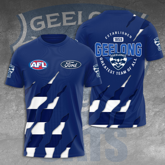 Geelong Football Club AFL Limited Edition T-Shirt TM - You will save more when you buy the clothes and hat combo V10
