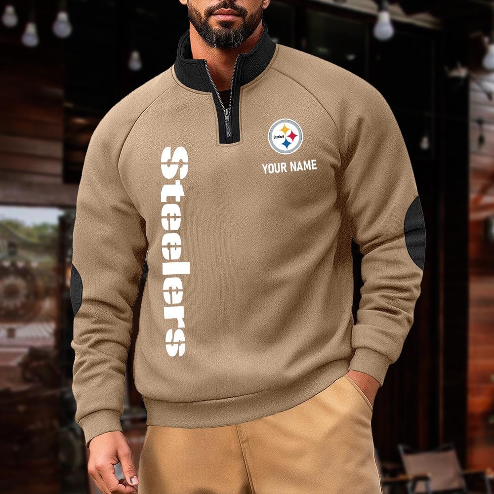 PS NFL Pulse Gear Zipper Henley Sweatshirt DDT CTND