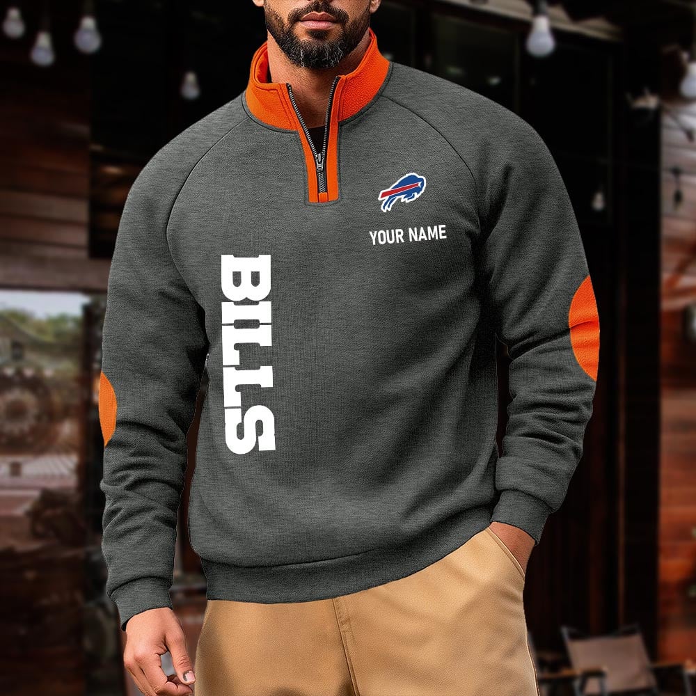 BB NFL Pulse Gear Zipper Henley Sweatshirt DDT CTND