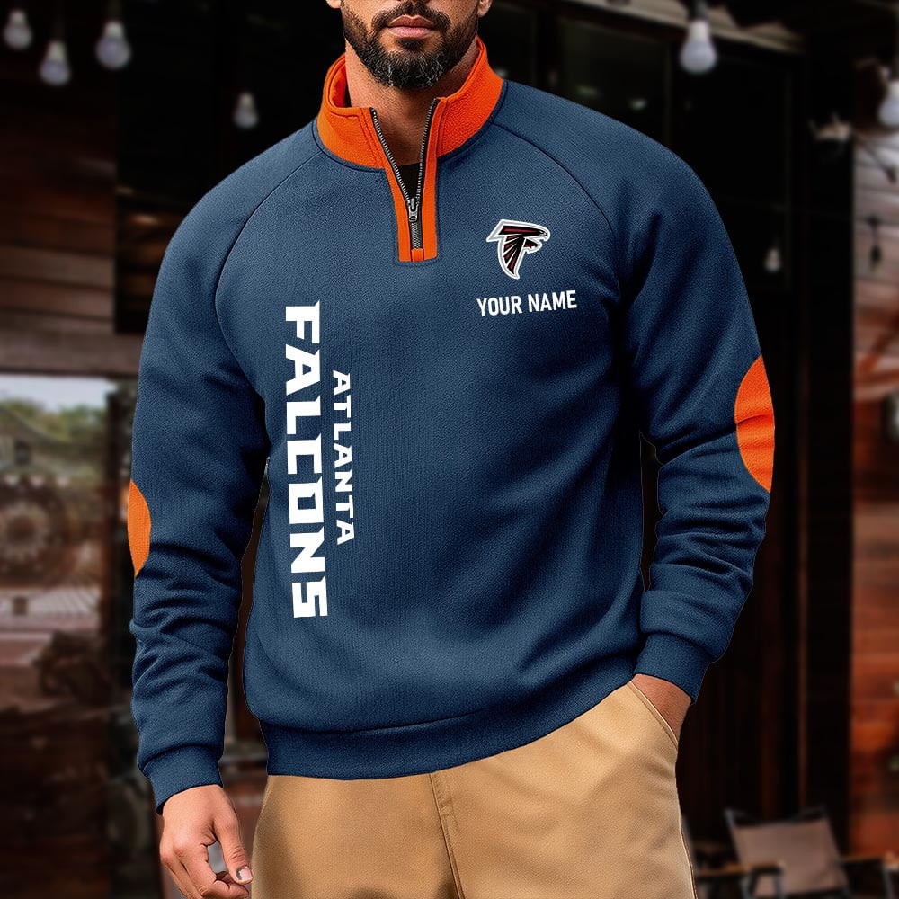AF NFL Pulse Gear Zipper Henley Sweatshirt DDT CTND