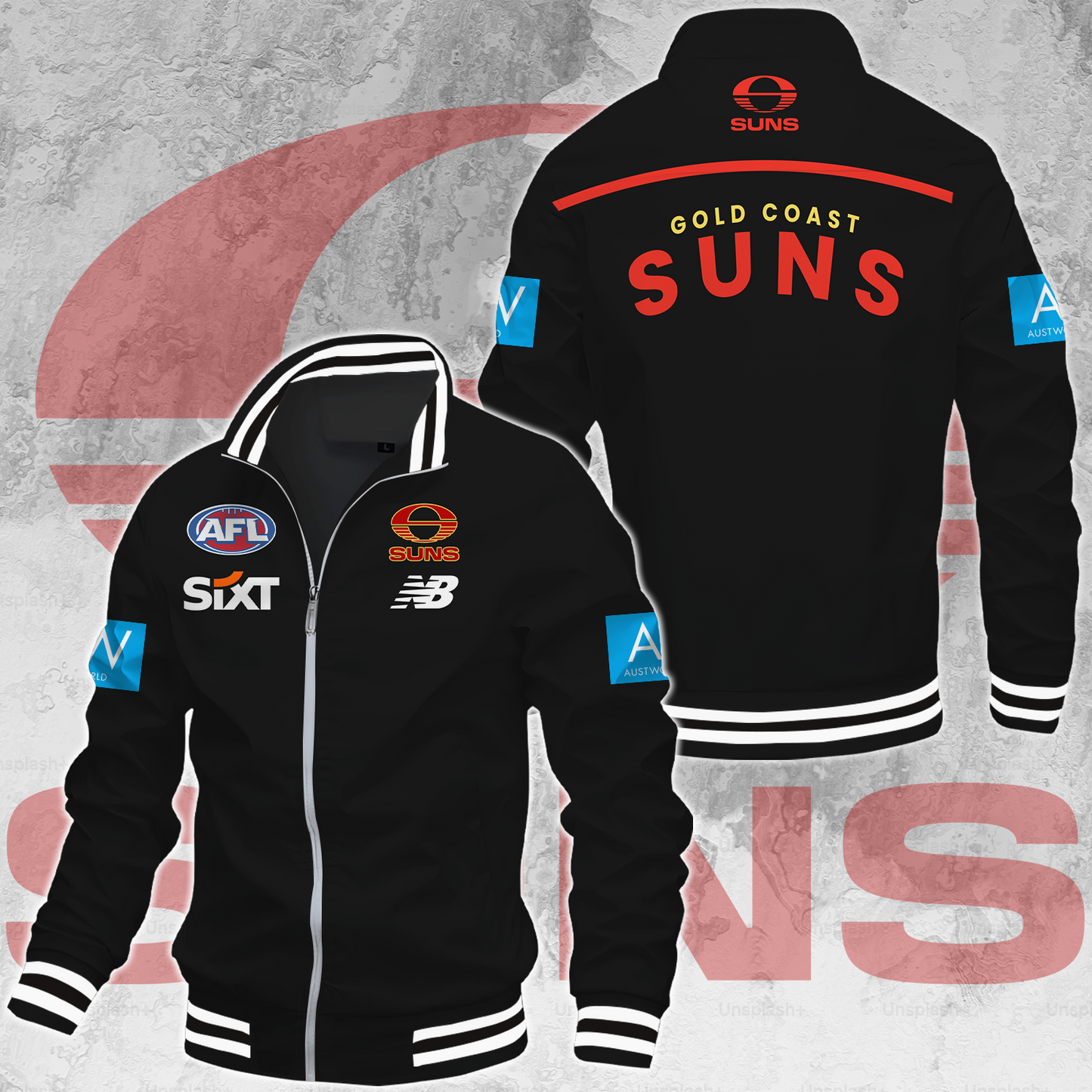 Gold Coast Suns AFL 2025 Limited Edition Casual Jacket TM NTA V46