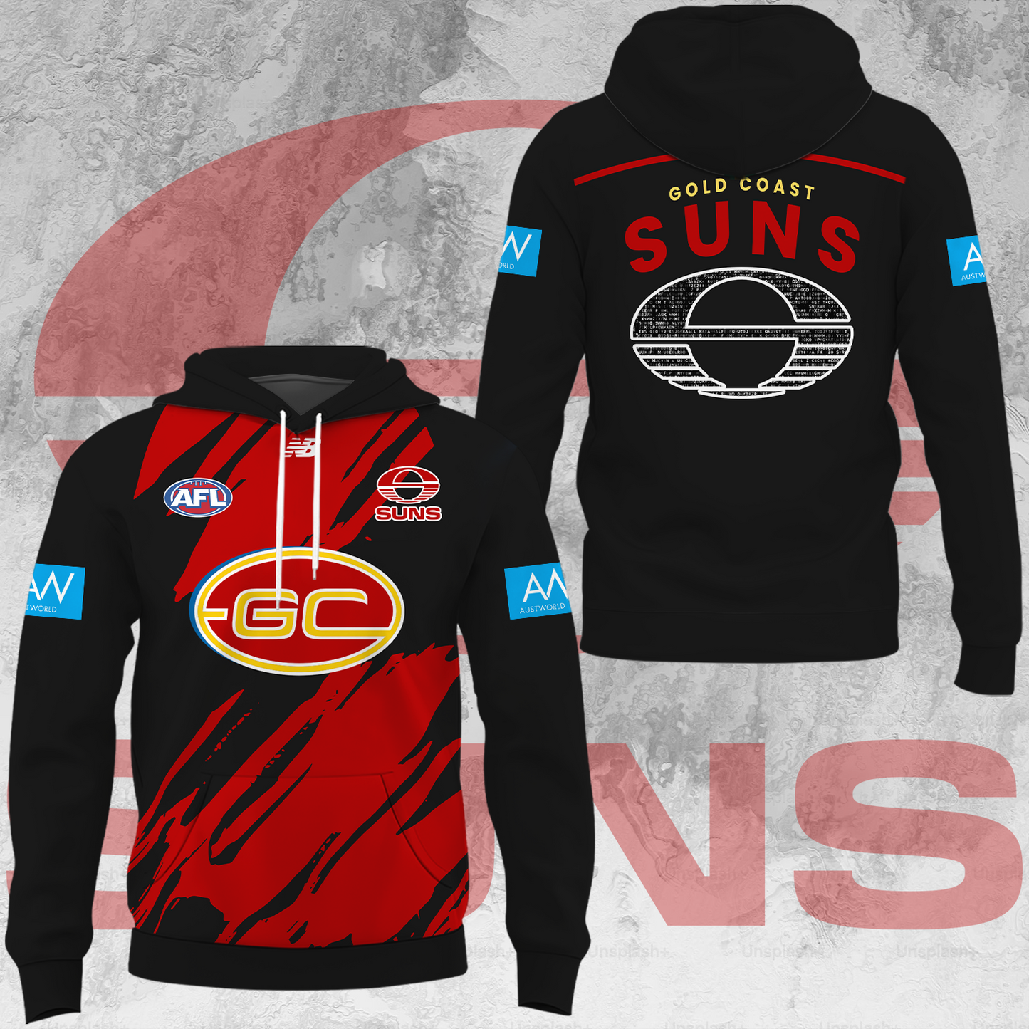 Gold Coast Suns AFL 2025 Limited Edition Hoodie TM V1