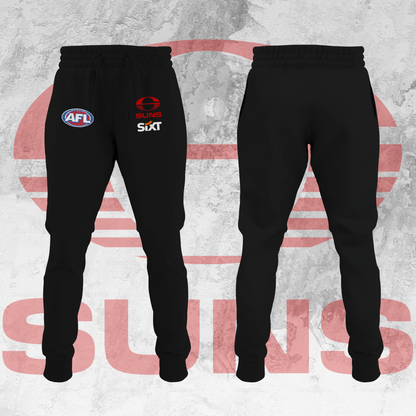 Gold Coast Suns AFL 2025 Limited Edition Joggers TM V1