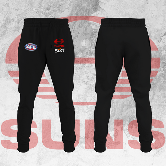 Gold Coast Suns AFL 2025 Limited Edition Joggers TM V1