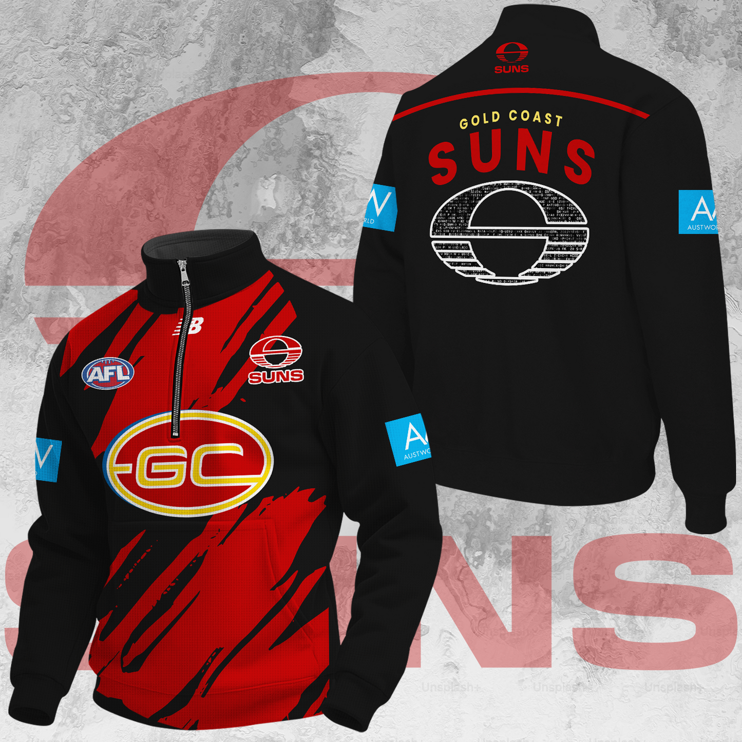 Gold Coast Suns AFL 2025 Limited Edition New Hoodie 2025 TM V1