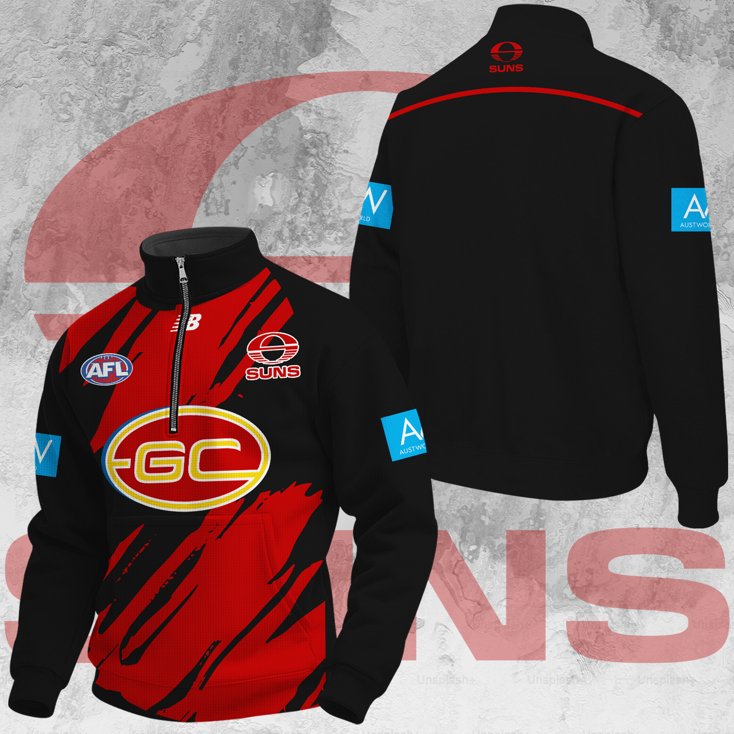 Gold Coast Suns AFL 2025 Limited Edition New Hoodie 2025 TM V2