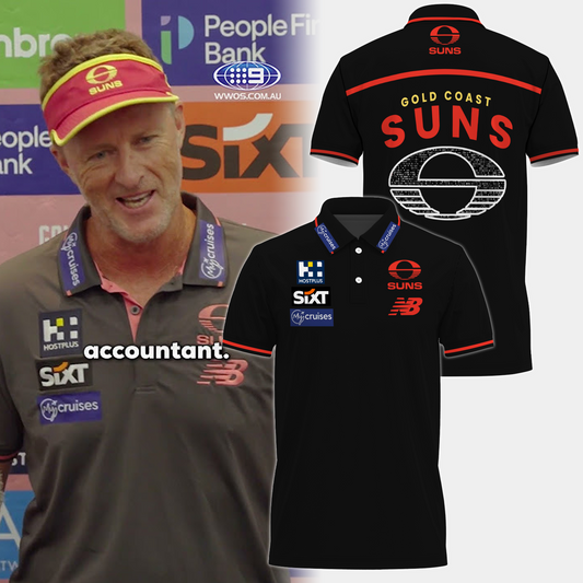 Gold Coast Suns AFL 2025 Limited Edition Polo Shirt TM NTA V11