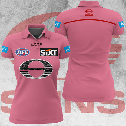 Gold Coast Suns AFL 2025 Limited Edition Women's Polo TM V3