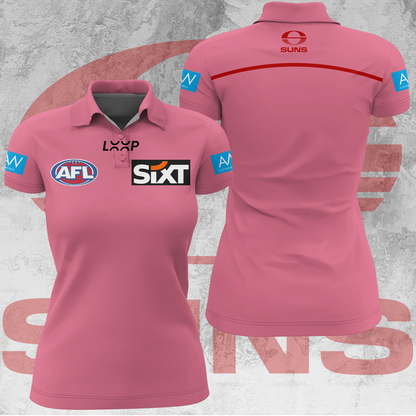 Gold Coast Suns AFL 2025 Limited Edition Women's Polo TM V5