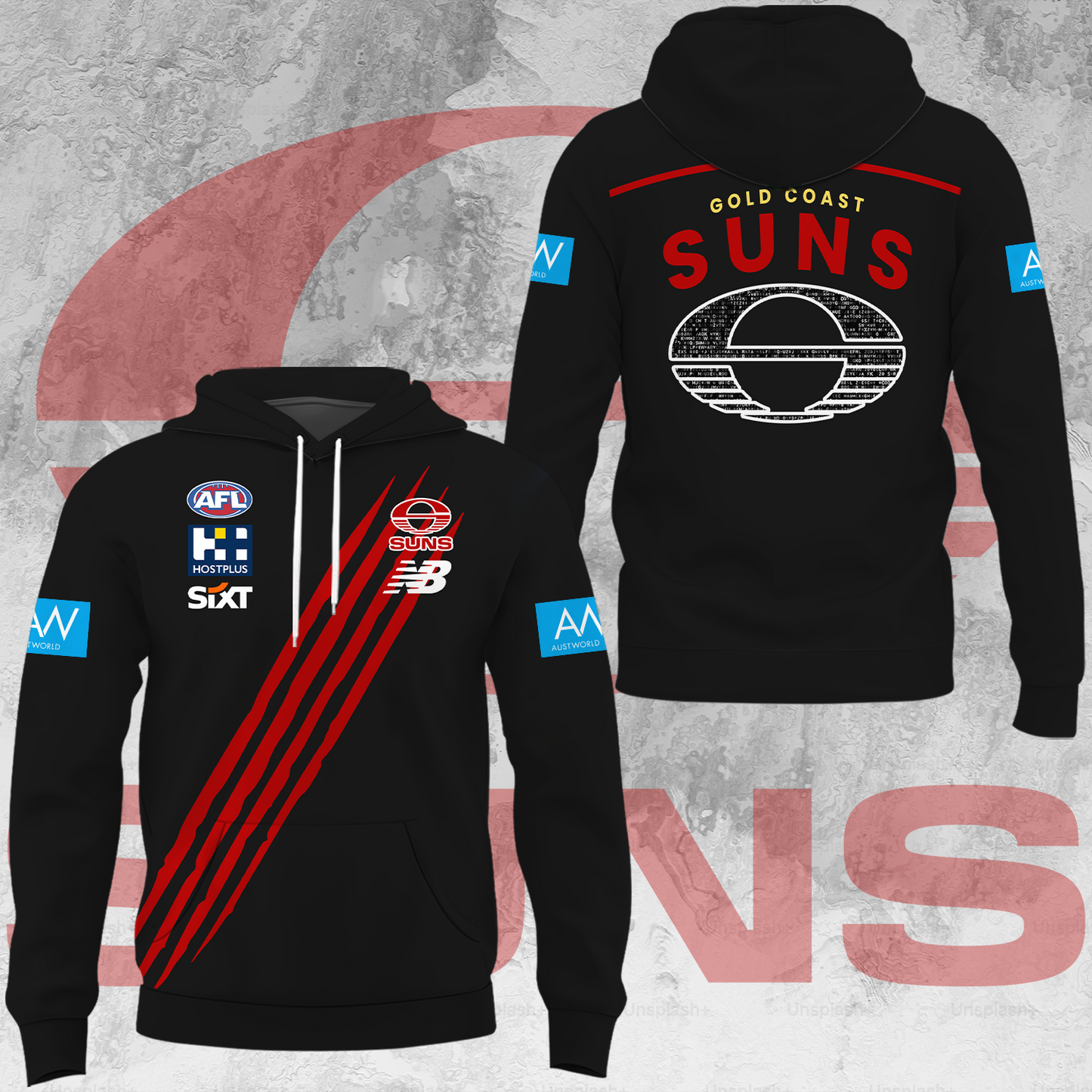 Gold Coast Suns AFL Limited Edition Hoodie TM V1