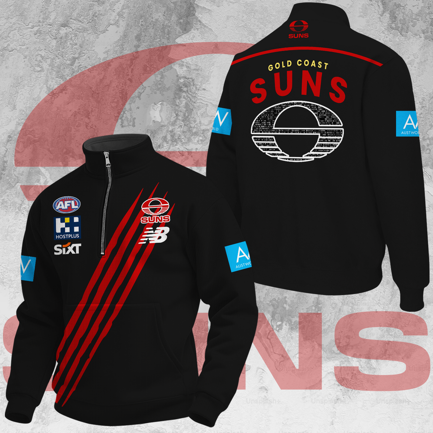 Gold Coast Suns AFL Limited Edition New Hoodie 2025 TM V1