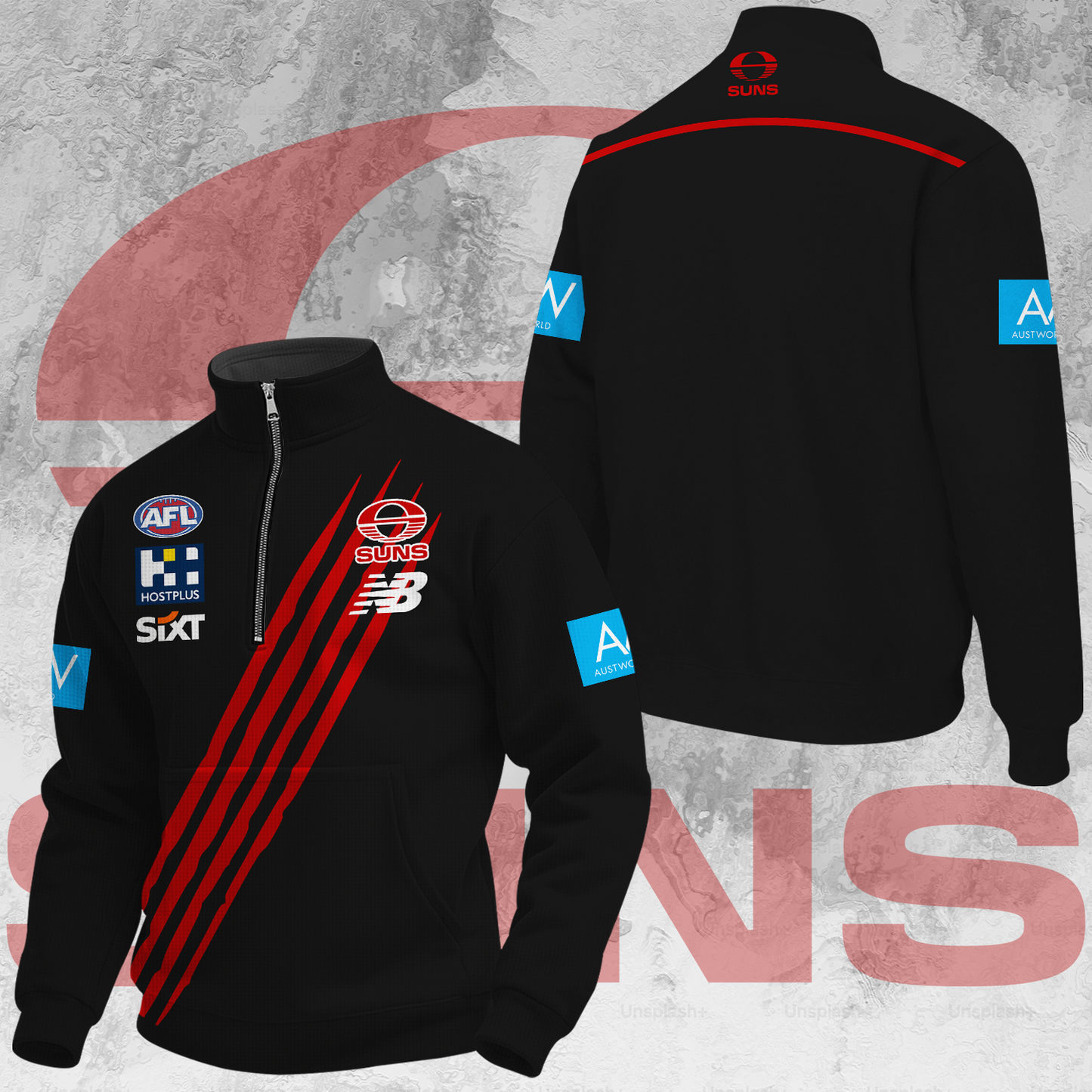 Gold Coast Suns AFL Limited Edition New Hoodie 2025 TM V2