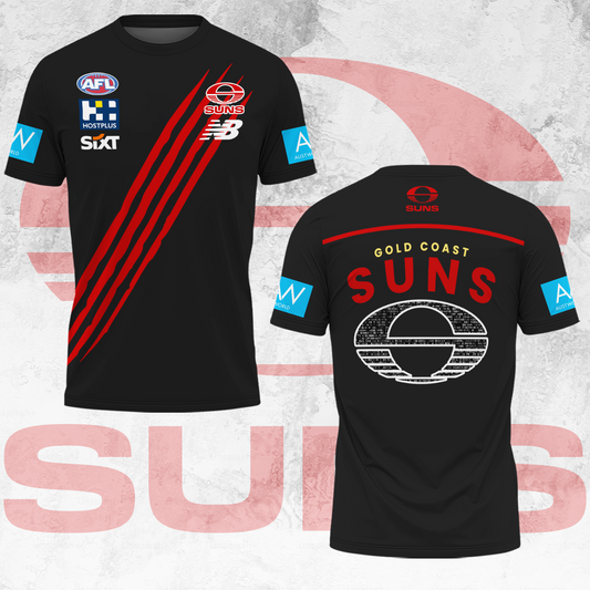 Gold Coast Suns AFL Limited Edition T-Shirt TM - You will save more when you buy the clothes and hat combo V1