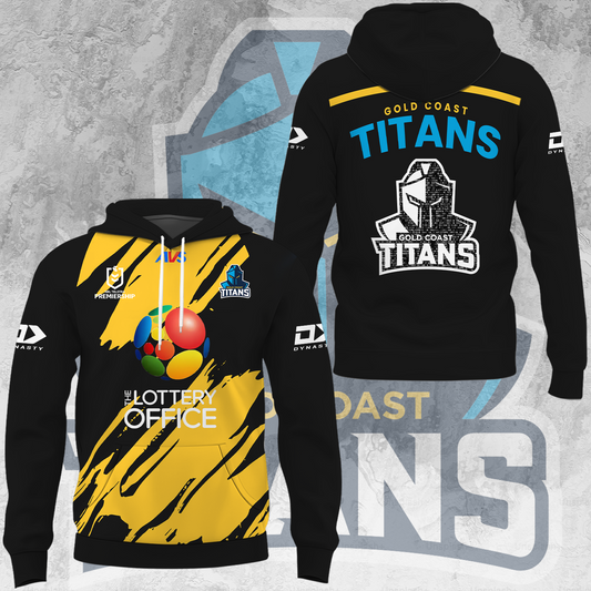 Gold Coast Titans NRL 2025 Limited Edition Hoodie TM V3