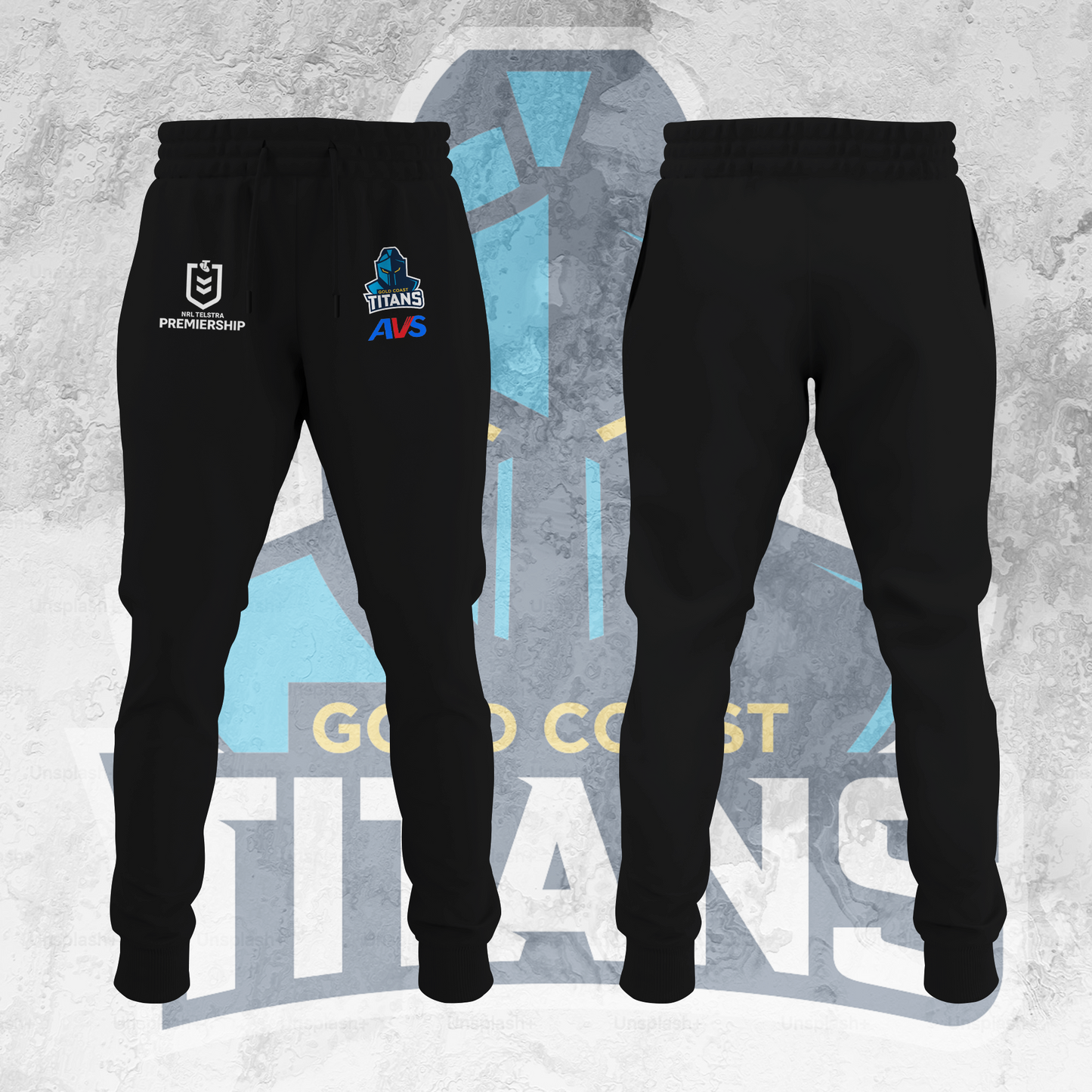 Gold Coast Titans NRL 2025 Limited Edition Joggers TM V1