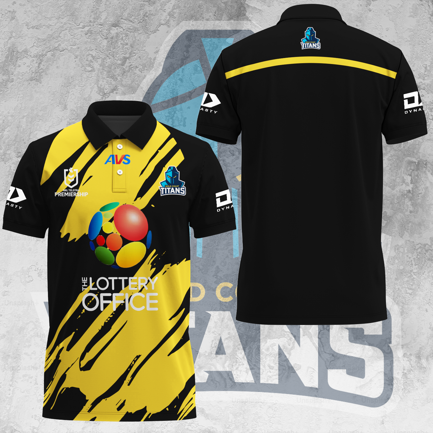 Gold Coast Titans NRL 2025 Limited Edition Polo Shirt TM - When you buy a combo - You save more V4