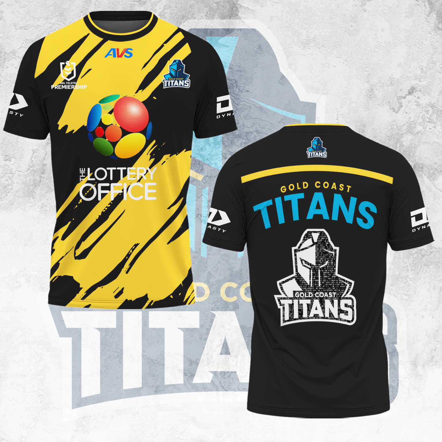 Gold Coast Titans NRL 2025 Limited Edition T-Shirt TM - You will save more when you buy the clothes and hat combo V3