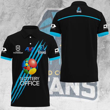 Gold Coast Titans NRL 2025 Special Edition Polo Shirt TM V2