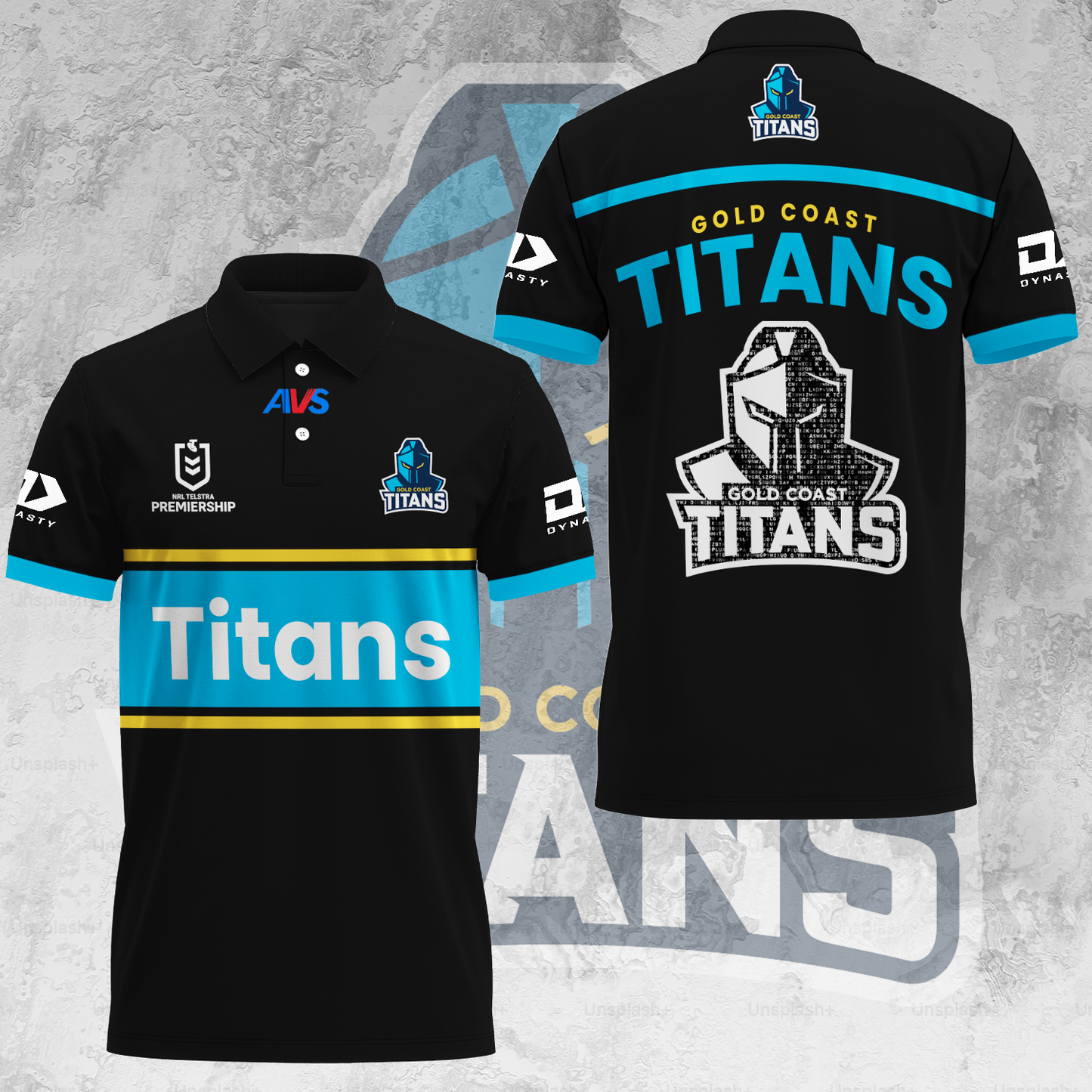 Gold Coast Titans NRL Special Edition Polo Shirt TM - Super Savings When Buying Combo V1