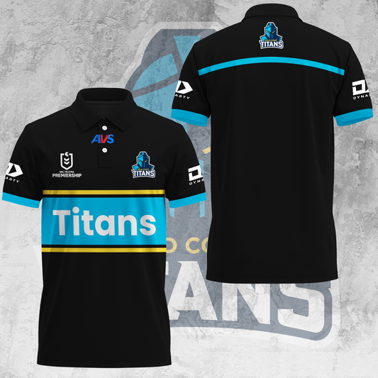 Gold Coast Titans NRL Special Edition Polo Shirt TM - Super Savings When Buying Combo V2