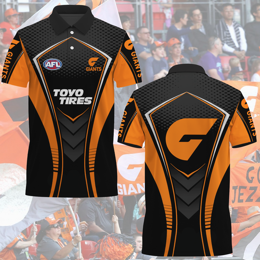 GWS Giants AFL 2025 Polo Shirt TM NTA V1