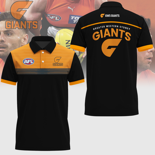 GWS Giants AFL Limited Edition Polo Shirt TM - Super Savings When Buying Combo V1