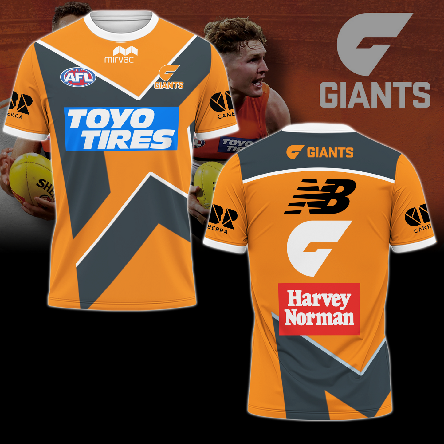 GWS Giants AFL Limited Edition T-Shirt TM V1
