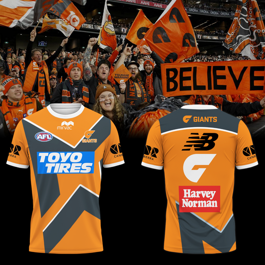 GWS Giants AFL Limited Edition T-Shirt TM - You will save more when you buy the clothes and hat combo V2