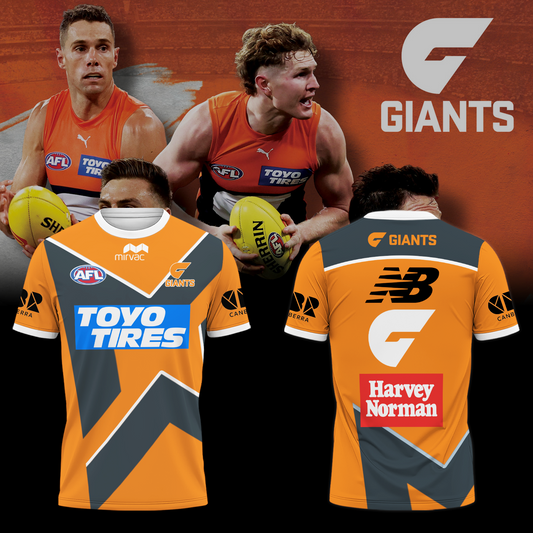 GWS Giants AFL Limited Edition T-Shirt TM - You will save more when you buy the clothes and hat combo V4