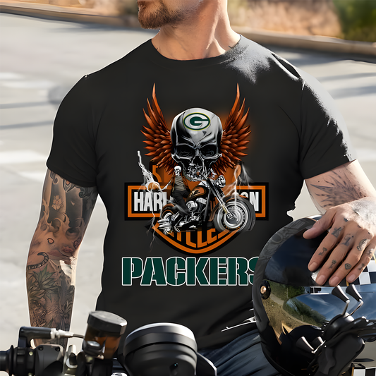 Harley x GB NFL Biker Spirit 2D Shirt DatND ThuongNH