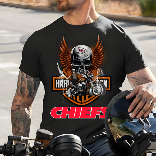 Harley x KC NFL Biker Spirit 2D Shirt DatND ThuongNH