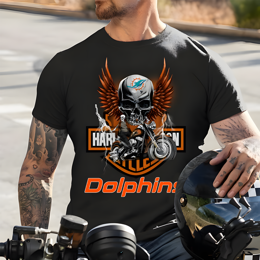 Harley x MIA NFL Biker Spirit 2D Shirt DatND ThuongNH