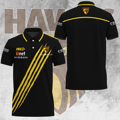 Hawthorn Football Club AFL Hawks 2025 Limited Edition Polo Shirt TM V4