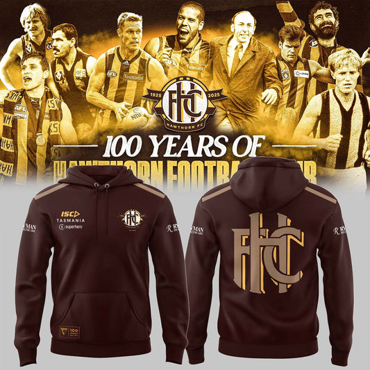 Hawthorn Football Club Hawks AFL Limited Edition Hoodie TM V8
