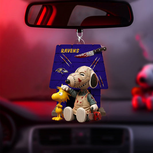 Horror Character x NFL BAL ORNAMENT CAR NDT NHM